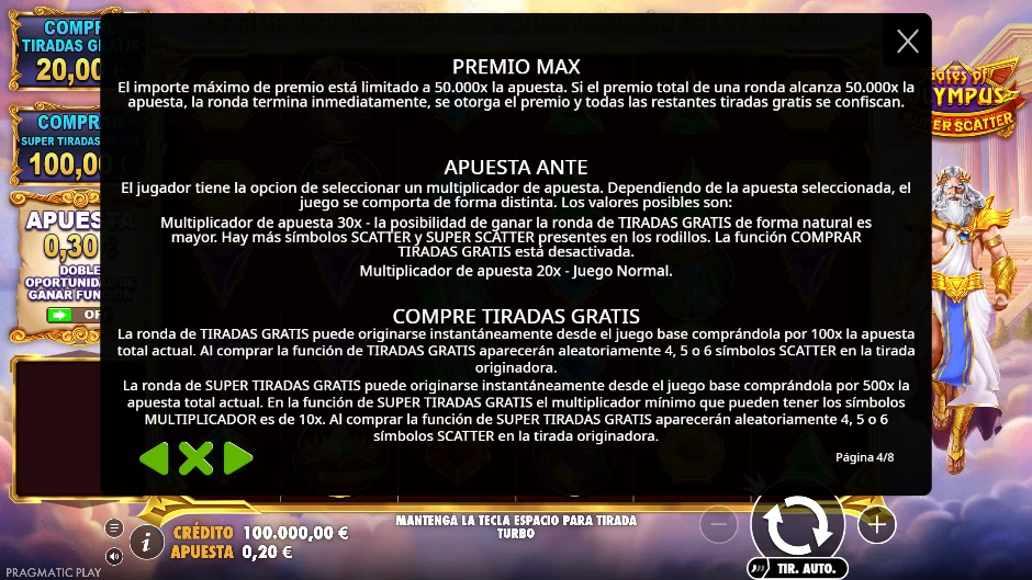 Premio máximo, ante y compras